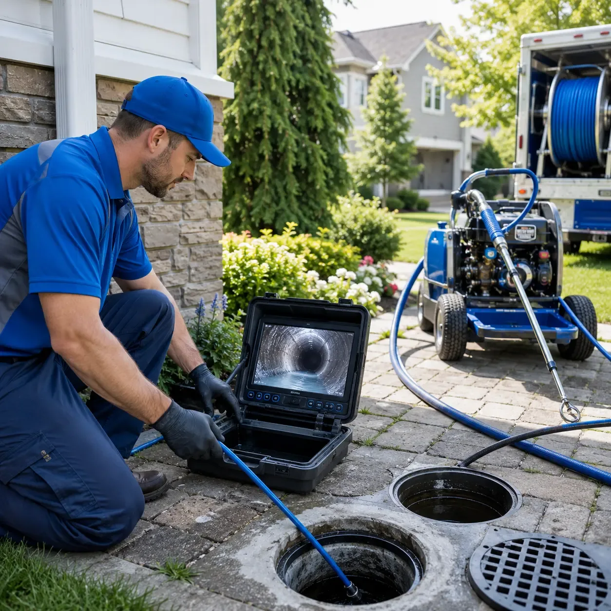 Outdoor drain cleaning professionals serving Marshallberg, NC